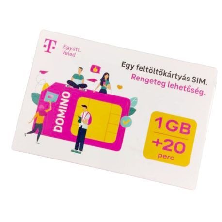 telekom domino feltoltos sim kartya